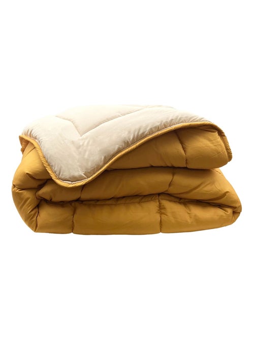 Couette chaude microfibre bicolore 400 gr/m2 - Kiabi Couette chaude microfibre bicolore 400 gr/m2 - Kiabi