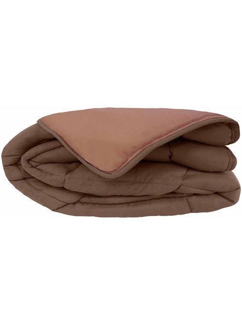 Couette chaude microfibre bicolore 400 gr/m2 - Kiabi Couette chaude microfibre bicolore 400 gr/m2 - Kiabi