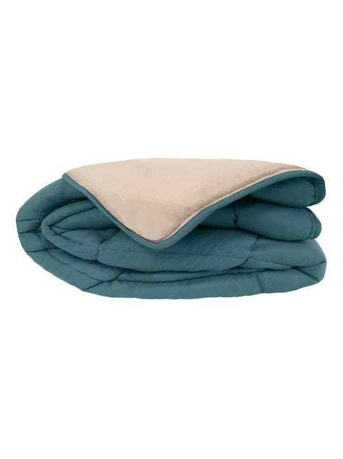 Couette chaude microfibre bicolore 400 gr/m2 - Kiabi Couette chaude microfibre bicolore 400 gr/m2 - Kiabi