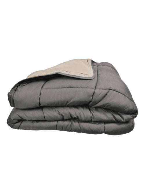 Couette chaude microfibre bicolore 400 gr/m2 - Kiabi Couette chaude microfibre bicolore 400 gr/m2 - Kiabi