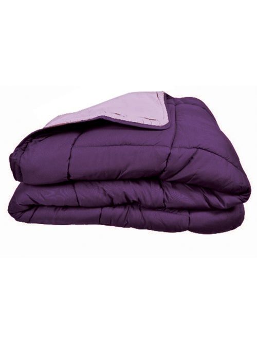 Couette chaude microfibre bicolore 400 gr/m2 - Kiabi Couette chaude microfibre bicolore 400 gr/m2 - Kiabi
