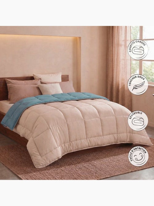 Couette d'été en microfibre bicolore - Kiabi Couette d'été en microfibre bicolore - Kiabi