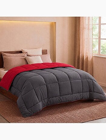 Couette d'été en microfibre bicolore