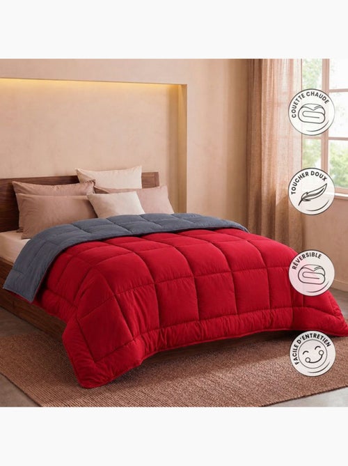 Couette d'été en microfibre bicolore - Kiabi Couette d'été en microfibre bicolore - Kiabi