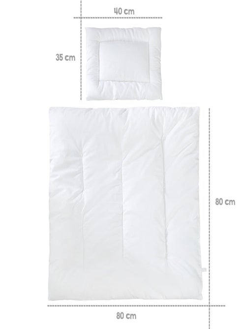 Couette et oreiller en coton pour berceau ROBA - Kiabi Couette et oreiller en coton pour berceau ROBA - Kiabi