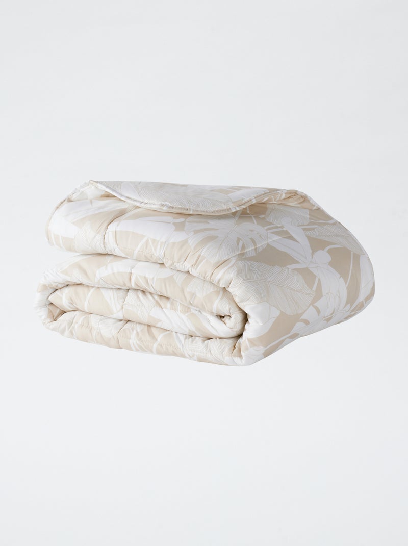 Couette imprimée beige - Kiabi