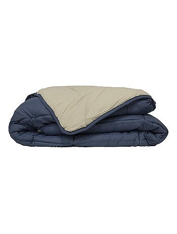 Couette légère réversible bicolore en microfibre 200 gr/m²