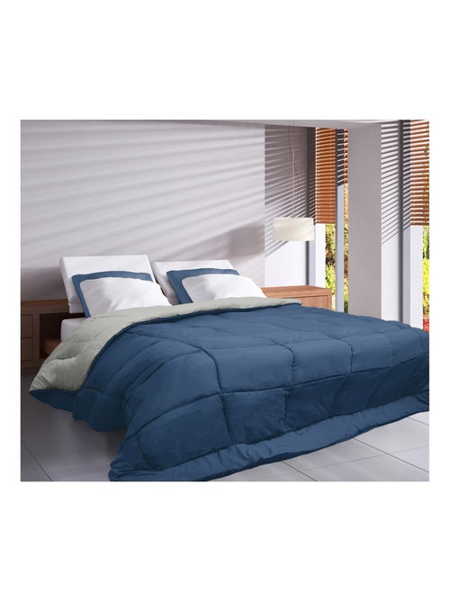 Couette légère réversible bicolore en microfibre 200 gr/m² - Kiabi Couette légère réversible bicolore en microfibre 200 gr/m² - Kiabi