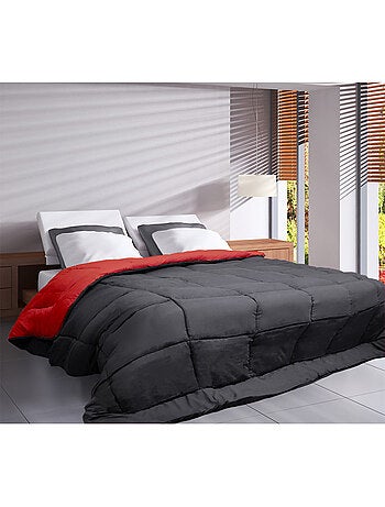 Couette légère réversible bicolore en microfibre 200 gr/m²