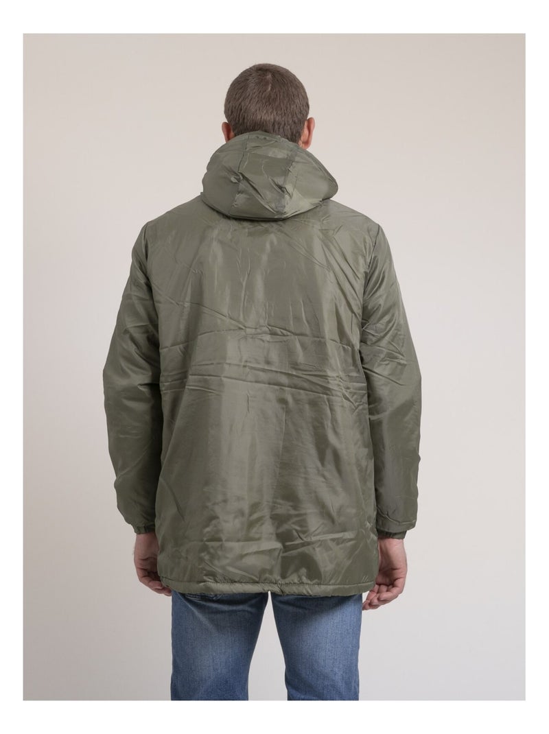 Coupe-vent doublé sherpa zaltina Kaki - Kiabi