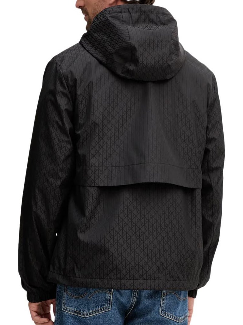 Coupe Vent Homme Calvin Klein Jeans Noir - Kiabi