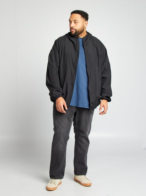 Coupe vent uni pliable dans la capuche - Kiabi