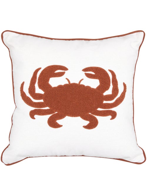 Coussin avec broderie marine oceania - Kiabi