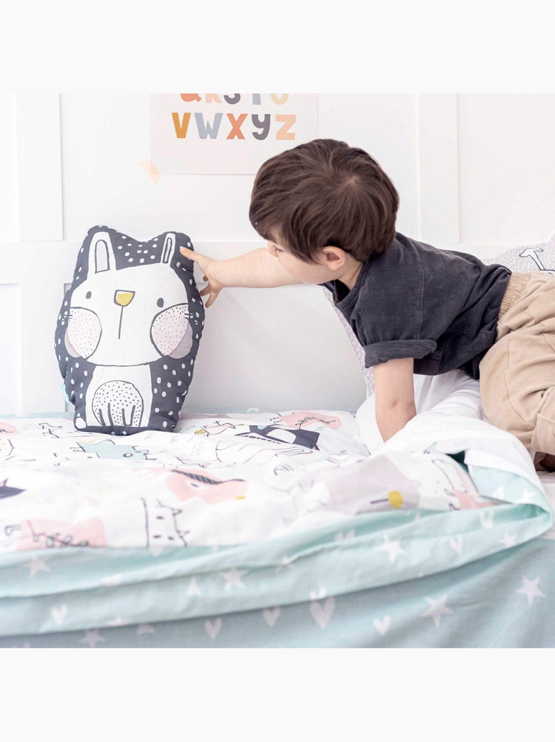 Coussin Best buddies "Happyfriday" Multicolore - Kiabi