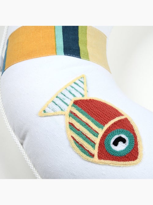 Coussin bouée polycoton - Kiabi