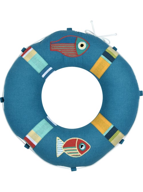 Coussin bouée polycoton - Kiabi