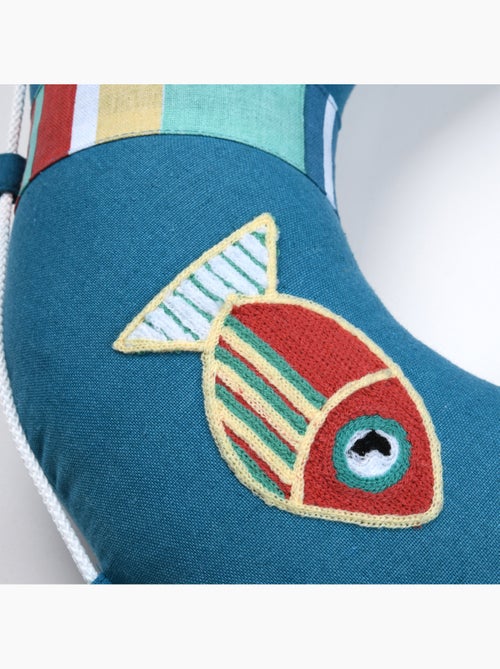 Coussin bouée polycoton - Kiabi