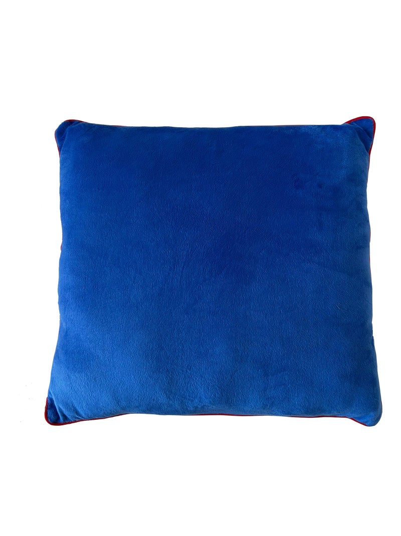 Coussin brodé 100% polyester, psg logo Bleu - Kiabi