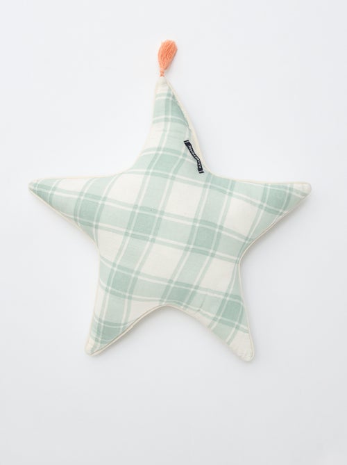 Coussin cœur en gaze de coton (50 x 45 cm) - Kiabi