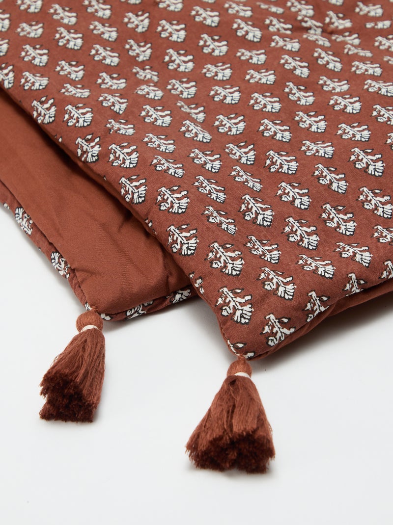 Coussin d'assise de canapé imprimé Bronze - Kiabi