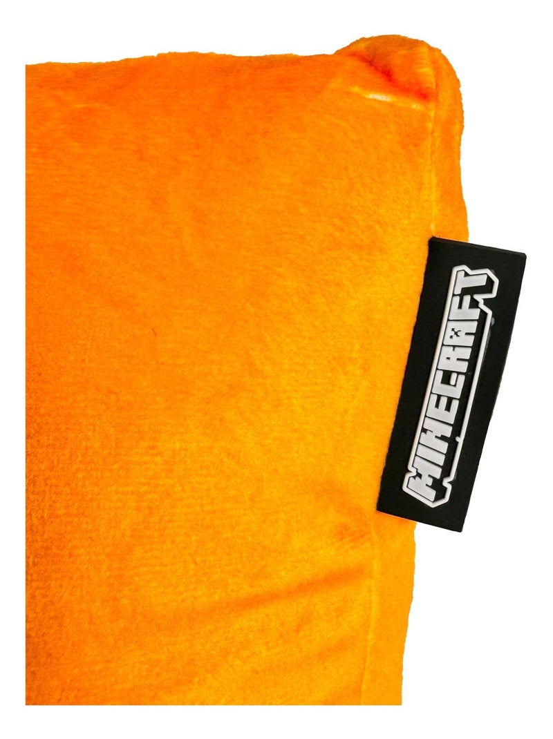 Coussin de lecture Alex avec dossier haut et accoudoirs 'Roba' - Minecraft Vert/Orange - Kiabi