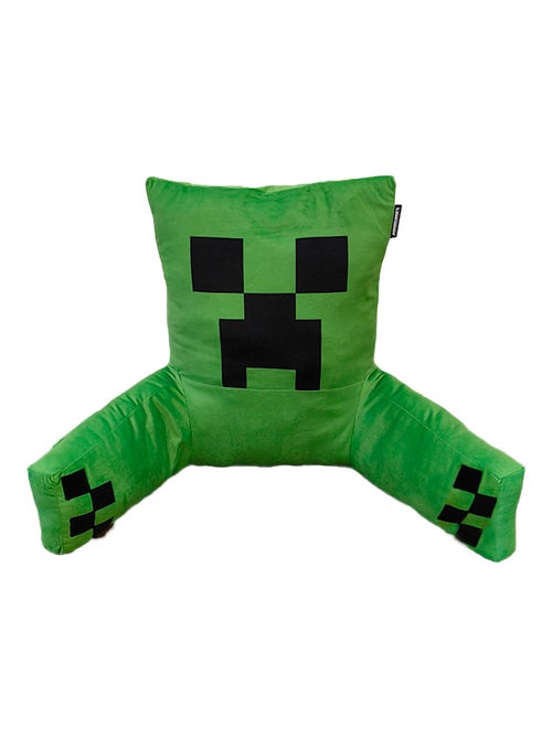 Coussin de lecture Creeper avec dossier haut et accoudoirs 'Roba' - Minecraft - Kiabi Coussin de lecture Creeper avec dossier haut et accoudoirs 'Roba' - Minecraft - Kiabi