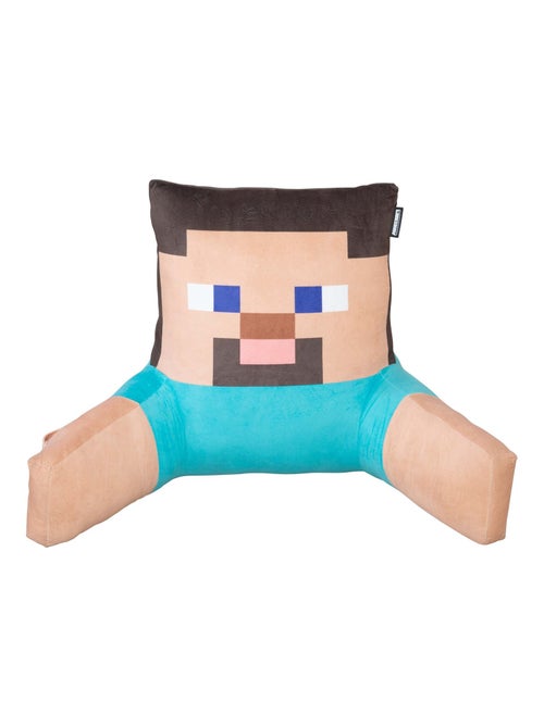 Coussin de lecture Steve avec dossier haut et accoudoirs 'Roba' - Minecraft - Kiabi Coussin de lecture Steve avec dossier haut et accoudoirs 'Roba' - Minecraft - Kiabi