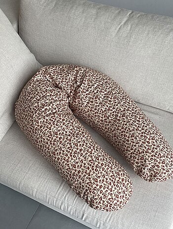 Coussin de maternité imprimé léopard