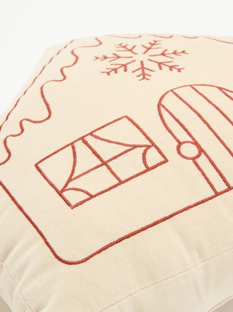 Coussin de Noël - KIABI Home Blanc - Kiabi