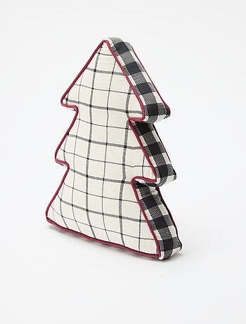 Coussin de noël forme sapin