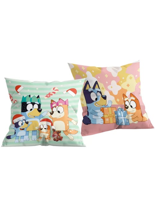 Coussin décoratif de Noël 'Bluey' 40 x 40 cm carré en polyester Bluey - Kiabi Coussin décoratif de Noël 'Bluey' 40 x 40 cm carré en polyester Bluey - Kiabi