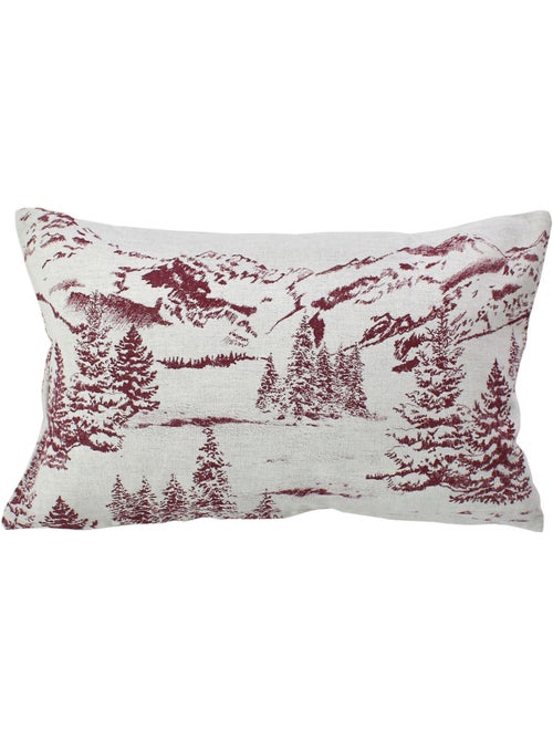 Coussin décoratif déhoussable style montagne - Kiabi Coussin décoratif déhoussable style montagne - Kiabi