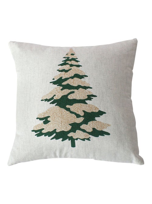 Coussin décoratif motif sapin - Kiabi