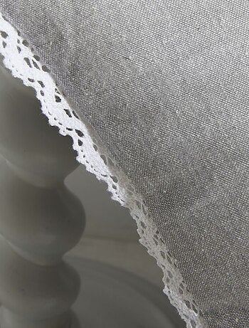 Coussin déhoussable avec dentelle 'Today'