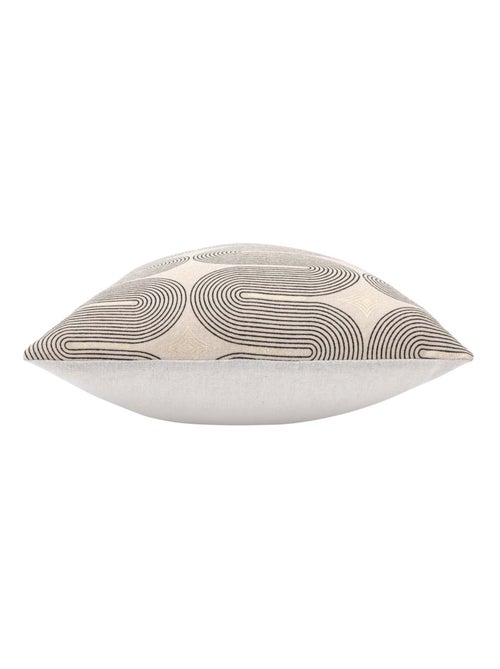 Coussin déhoussable en polycoton à imprimé métallisé - Kiabi Coussin déhoussable en polycoton à imprimé métallisé - Kiabi