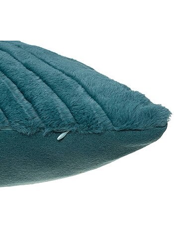 Coussin déhoussable imitation fourrure NILS