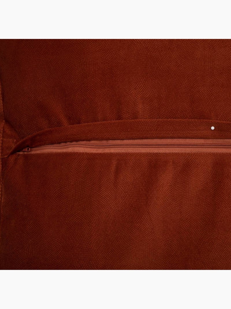 Coussin déhoussable LILOU Terracotta - Kiabi