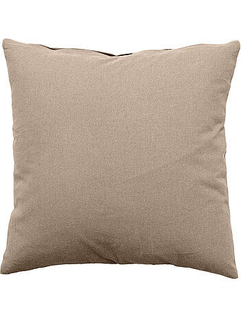 Coussin déhoussable uni en coton
