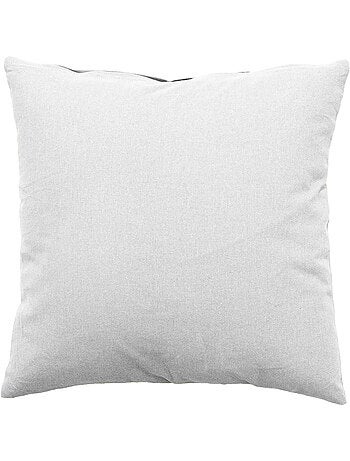 Coussin déhoussable uni en coton