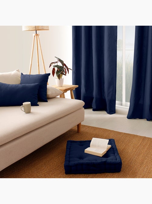 Coussin déhoussable uni en coton - Kiabi Coussin déhoussable uni en coton - Kiabi