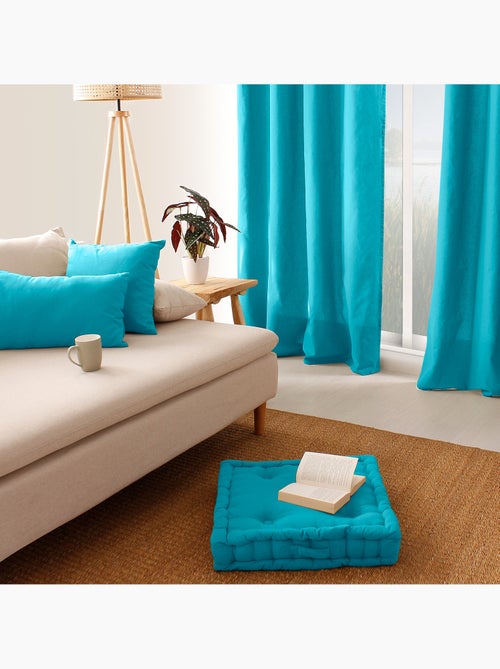 Coussin déhoussable uni en coton - Kiabi Coussin déhoussable uni en coton - Kiabi