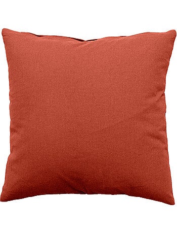 Coussin déhoussable uni en coton