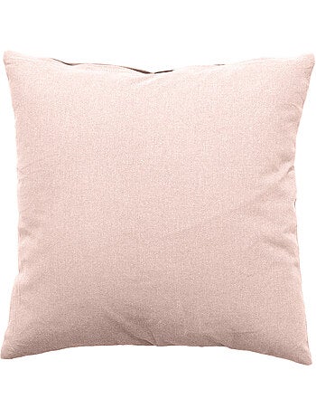 Coussin déhoussable uni en coton