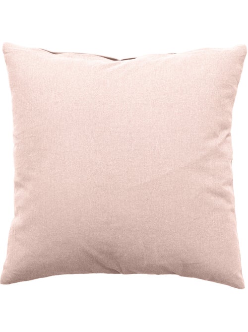 Coussin déhoussable uni en coton - Kiabi