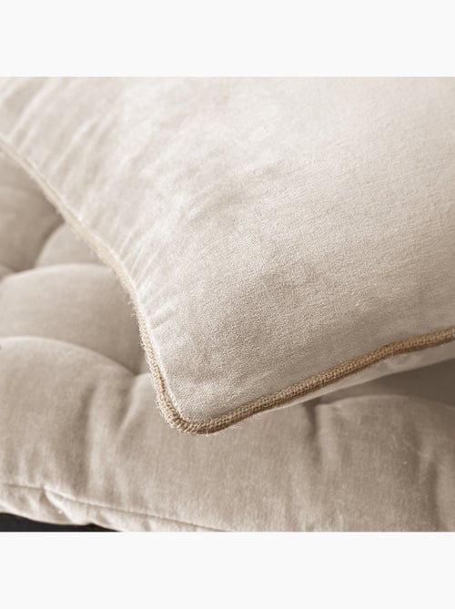 Coussin déhoussable – velours de coton - césar - Kiabi