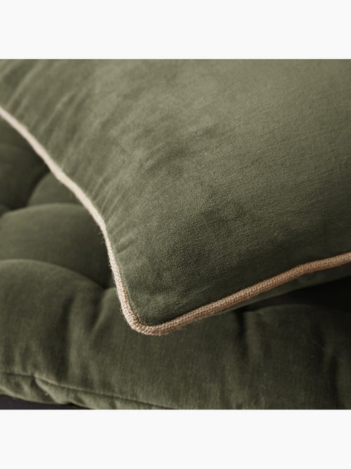 Coussin déhoussable – velours de coton - césar - Kiabi