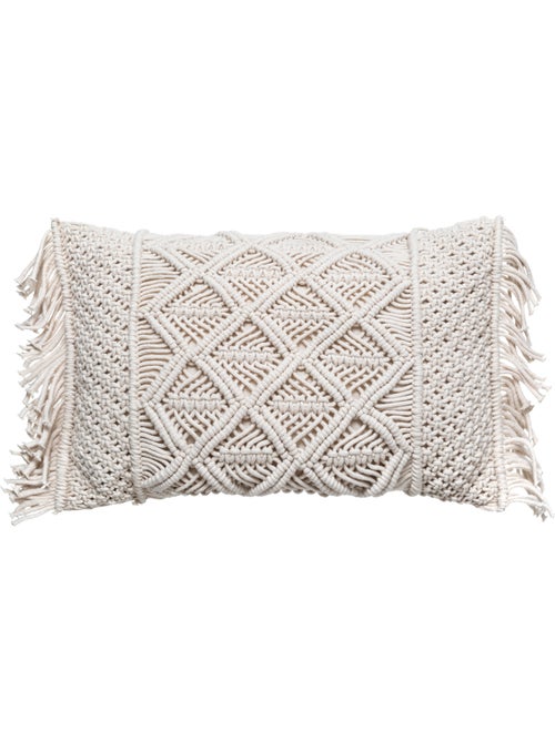 Coussin en macramé MACRAMÉ - Kiabi