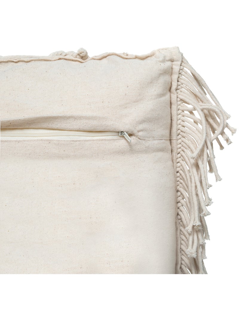 Coussin en macramé MACRAMÉ Ivoire - Kiabi