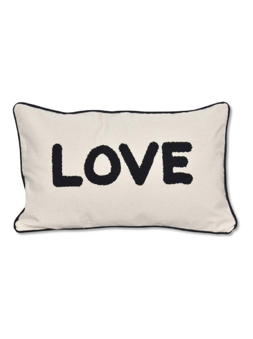 Coussin en toile Love - Kiabi Coussin en toile Love - Kiabi