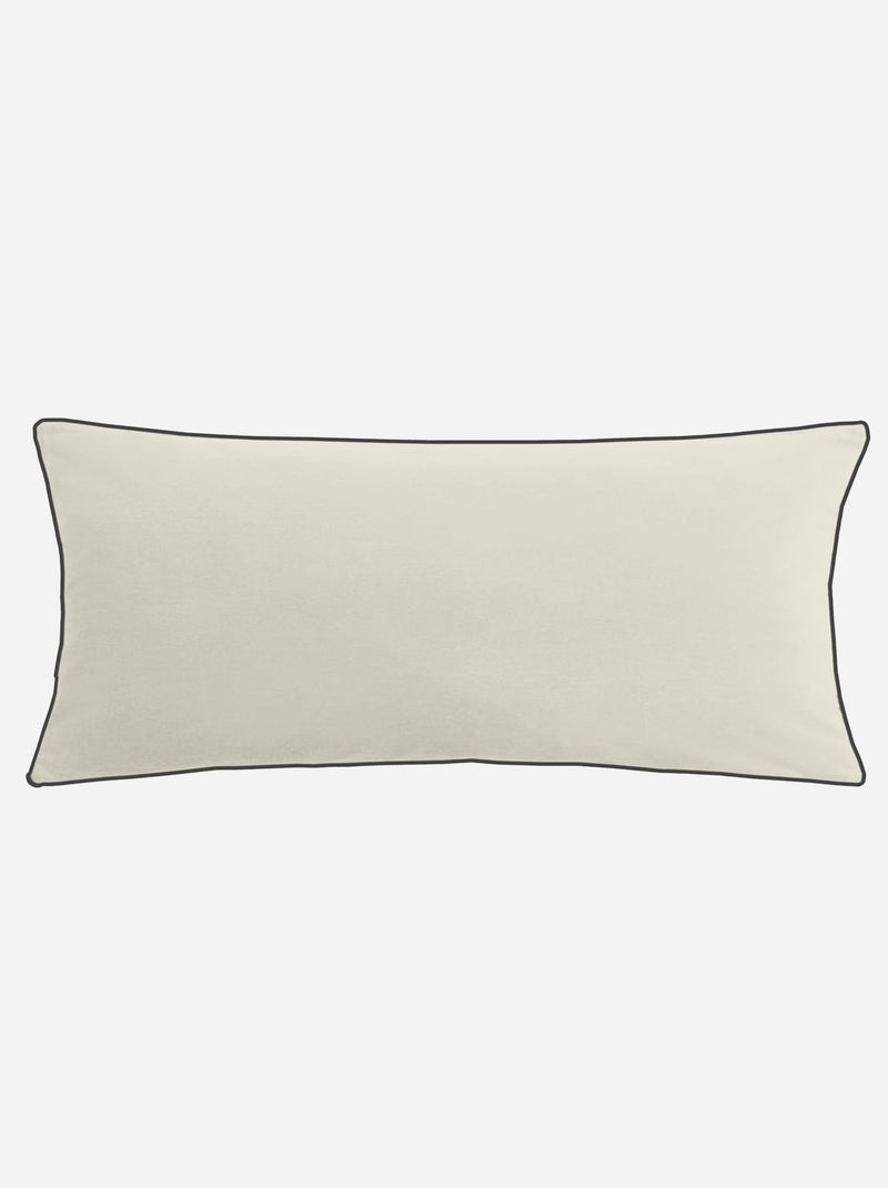 Coussin en velours 40 x 90 cm Blanc - Kiabi